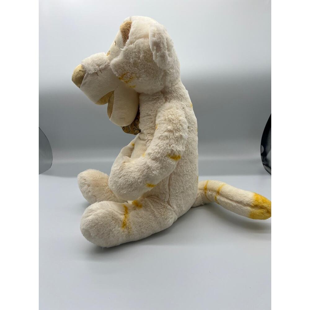 Disney Store Winnie The Pooh Exclusive Rare 18" TIGGER Gold&Cream Stuffed Plush - Picture 5 of 5